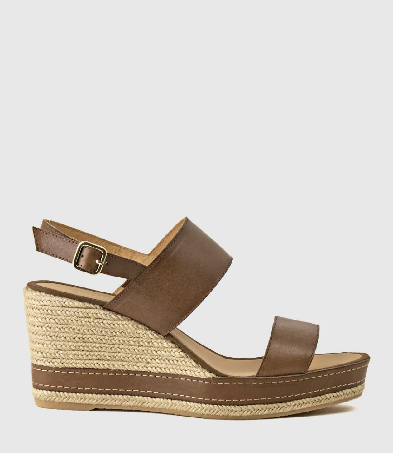 Edward Meller Espadrilles<Mikara Two Strap Classic Espadrille In Brown