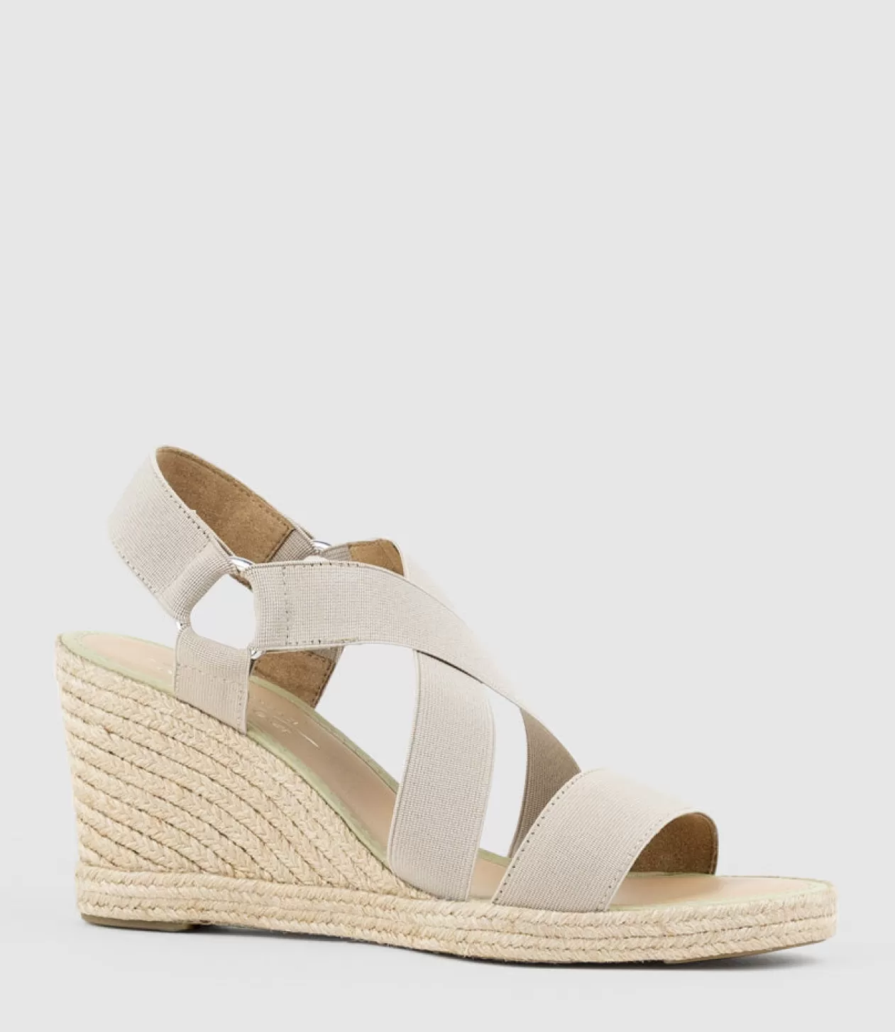 Edward Meller Espadrilles<Miria Elastic Crossover Espadrille In Natural