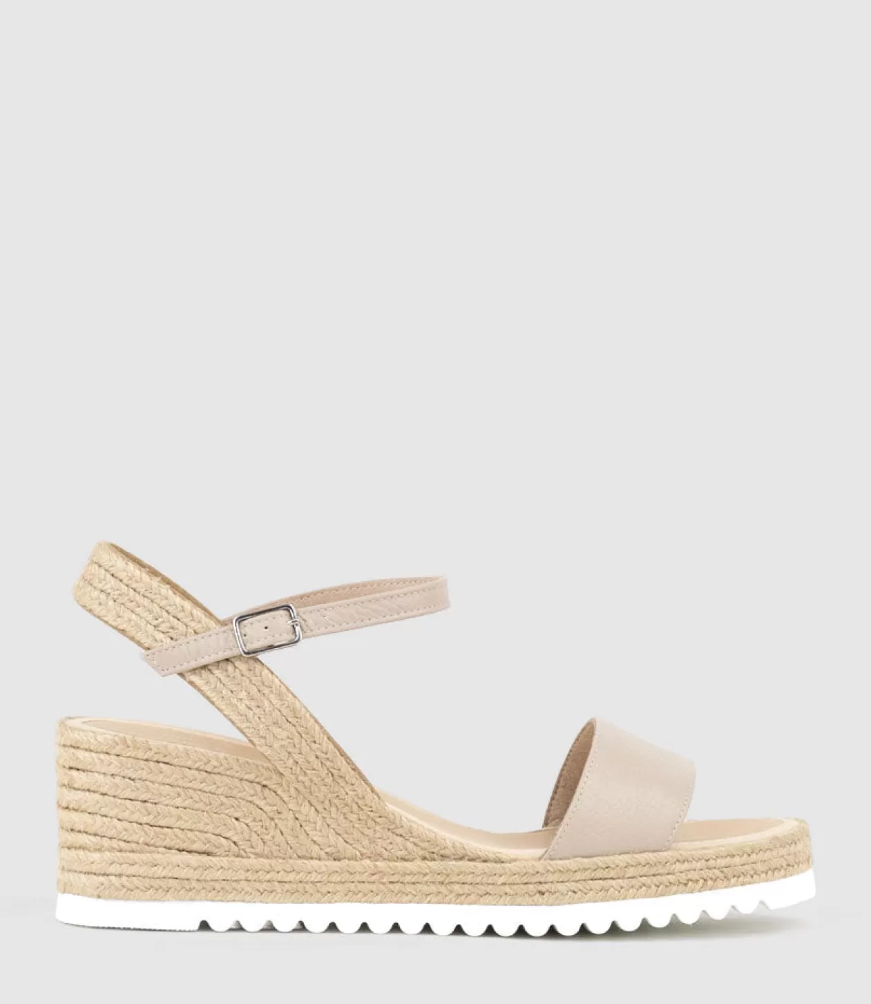 Edward Meller Mid Heel Sandals<Mylo Single Strap Espadrille In Taupe