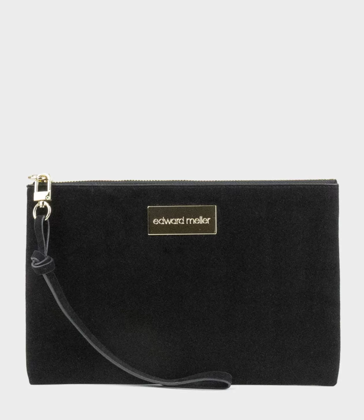 Edward Meller Handbags<Nereli Oversized Clutch In Black Suede