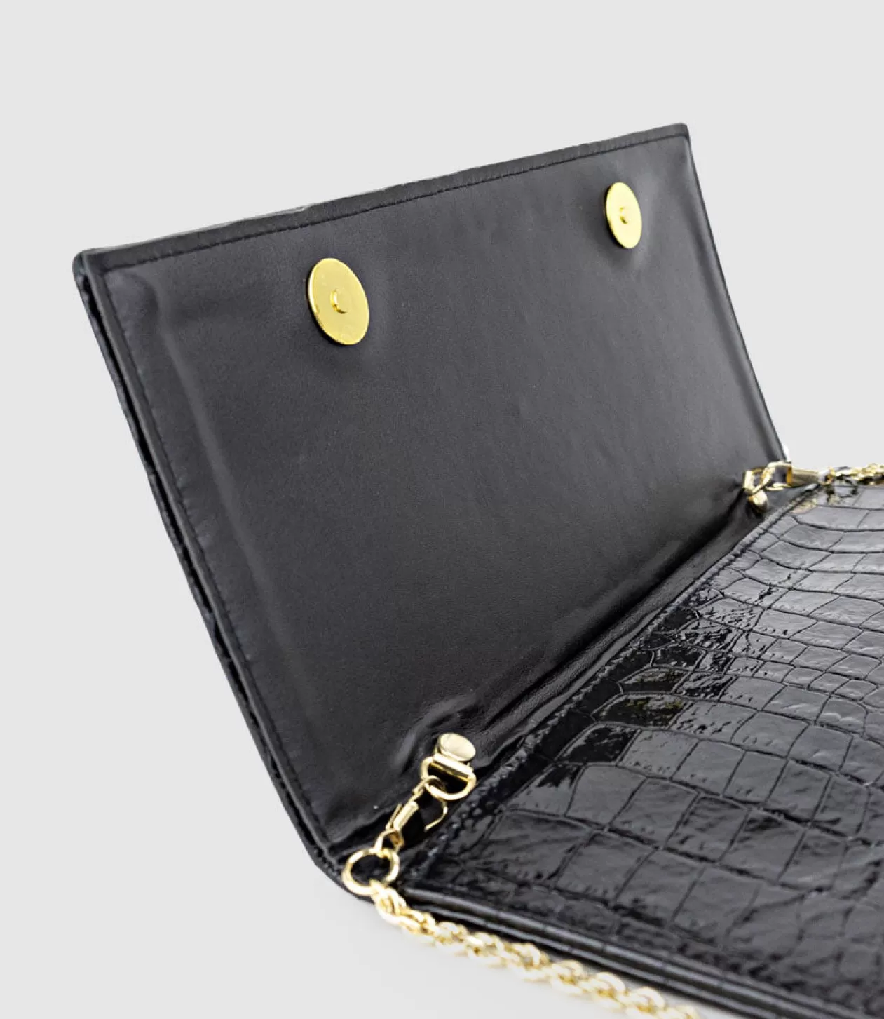 Edward Meller Handbags<Neve Envelope Clutch In Black Croc