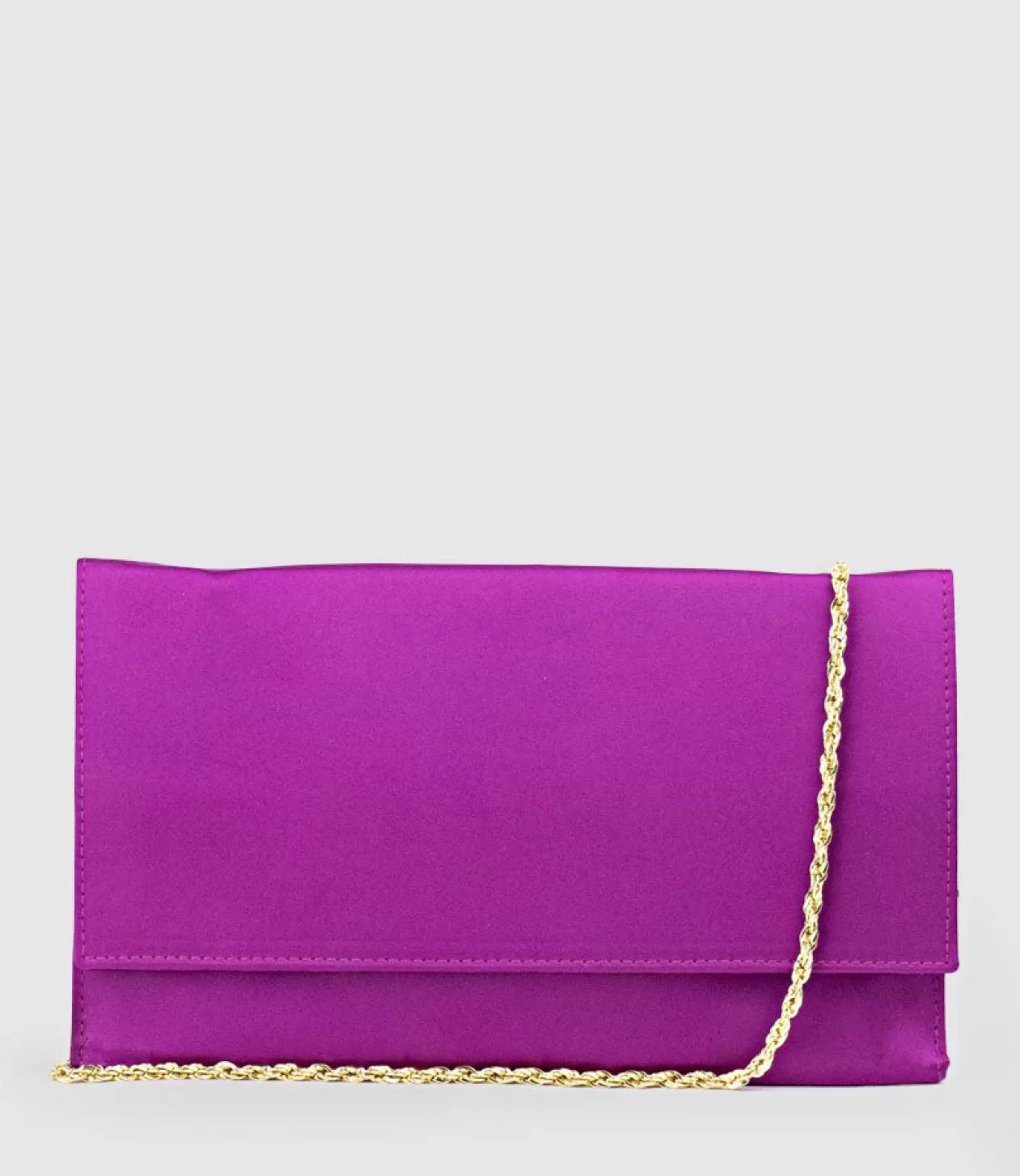 Edward Meller Handbags<Neve Envelope Clutch In Magenta Satin