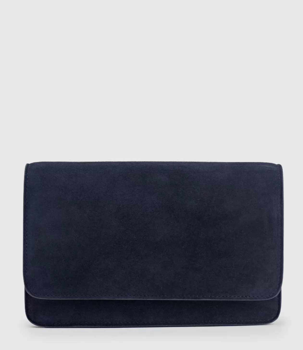 Edward Meller Handbags<Nya Structured Crossbody Bag In Navy Suede