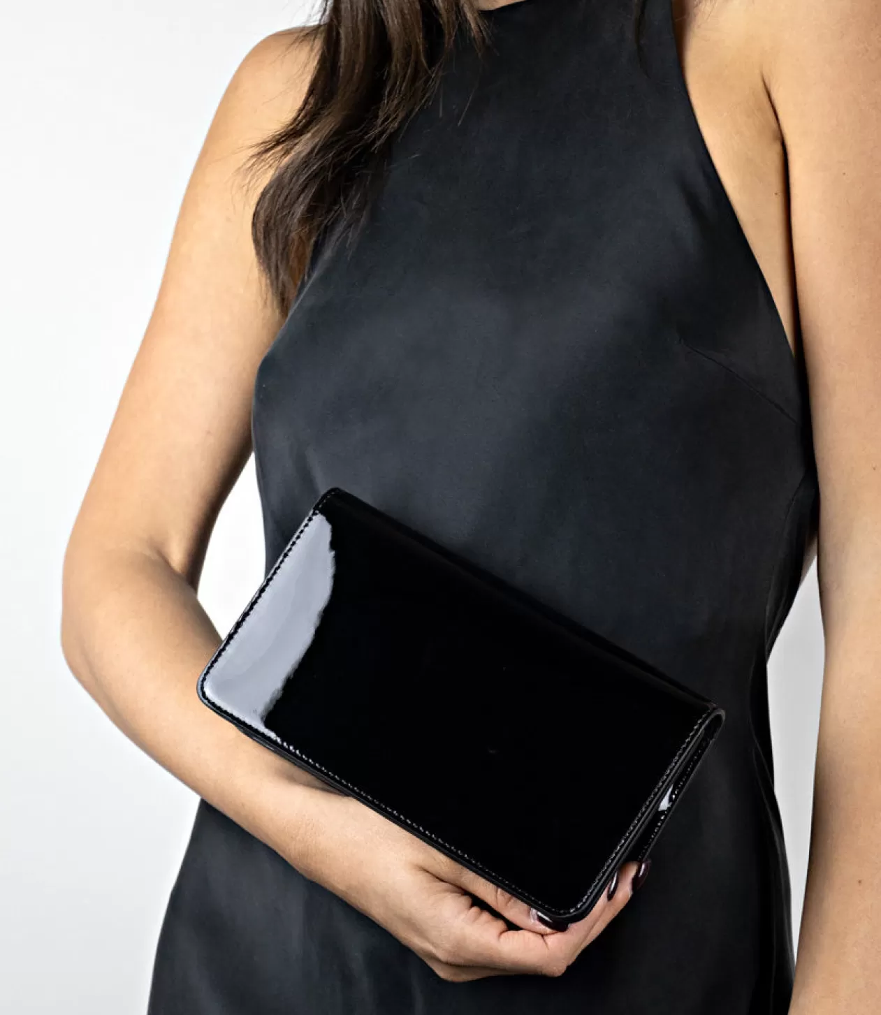 Edward Meller Handbags<Nyx Evening Bag In Black Patent