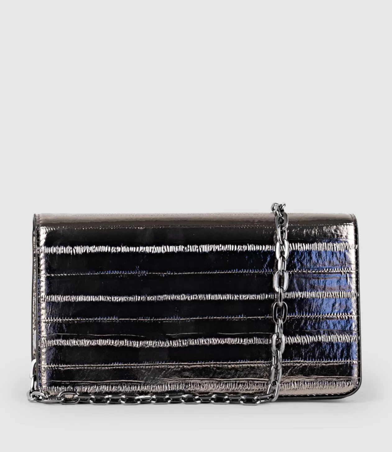 Edward Meller Handbags<Nyx Evening Bag In Pewter Eel