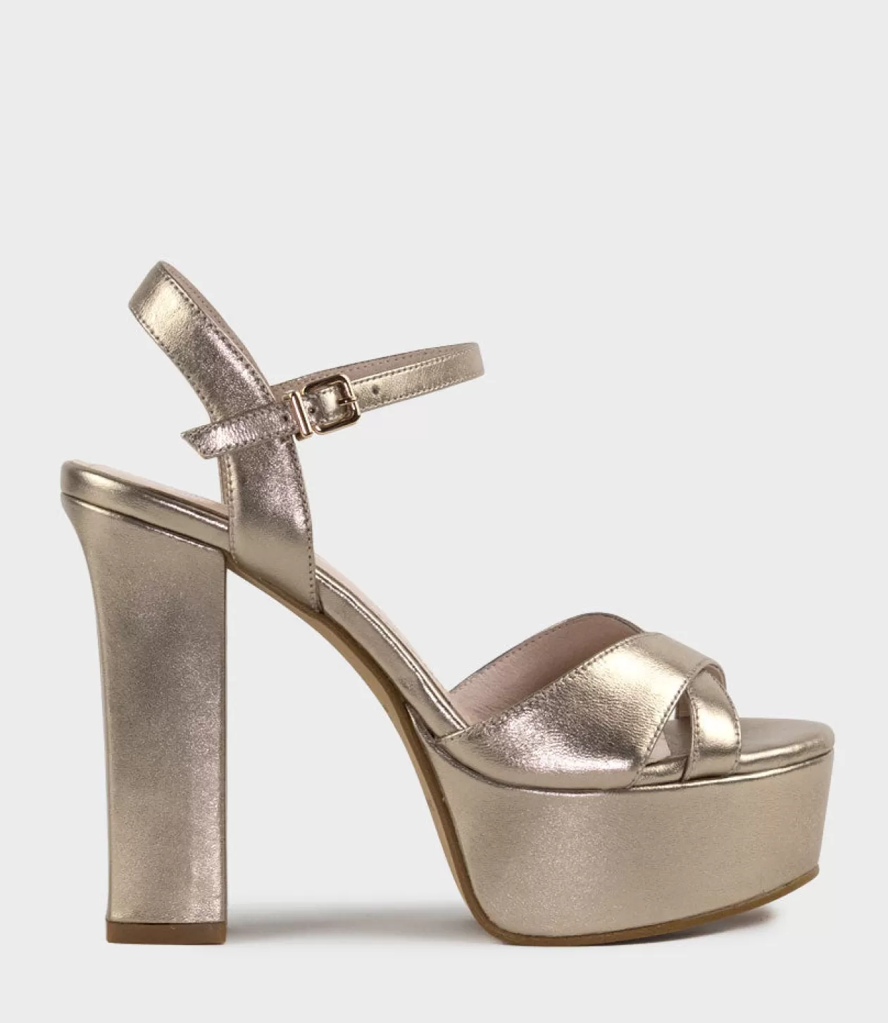 Edward Meller Platform Sandals<Ramona125 Inverted Crossover Platform Sandal In Rosegold