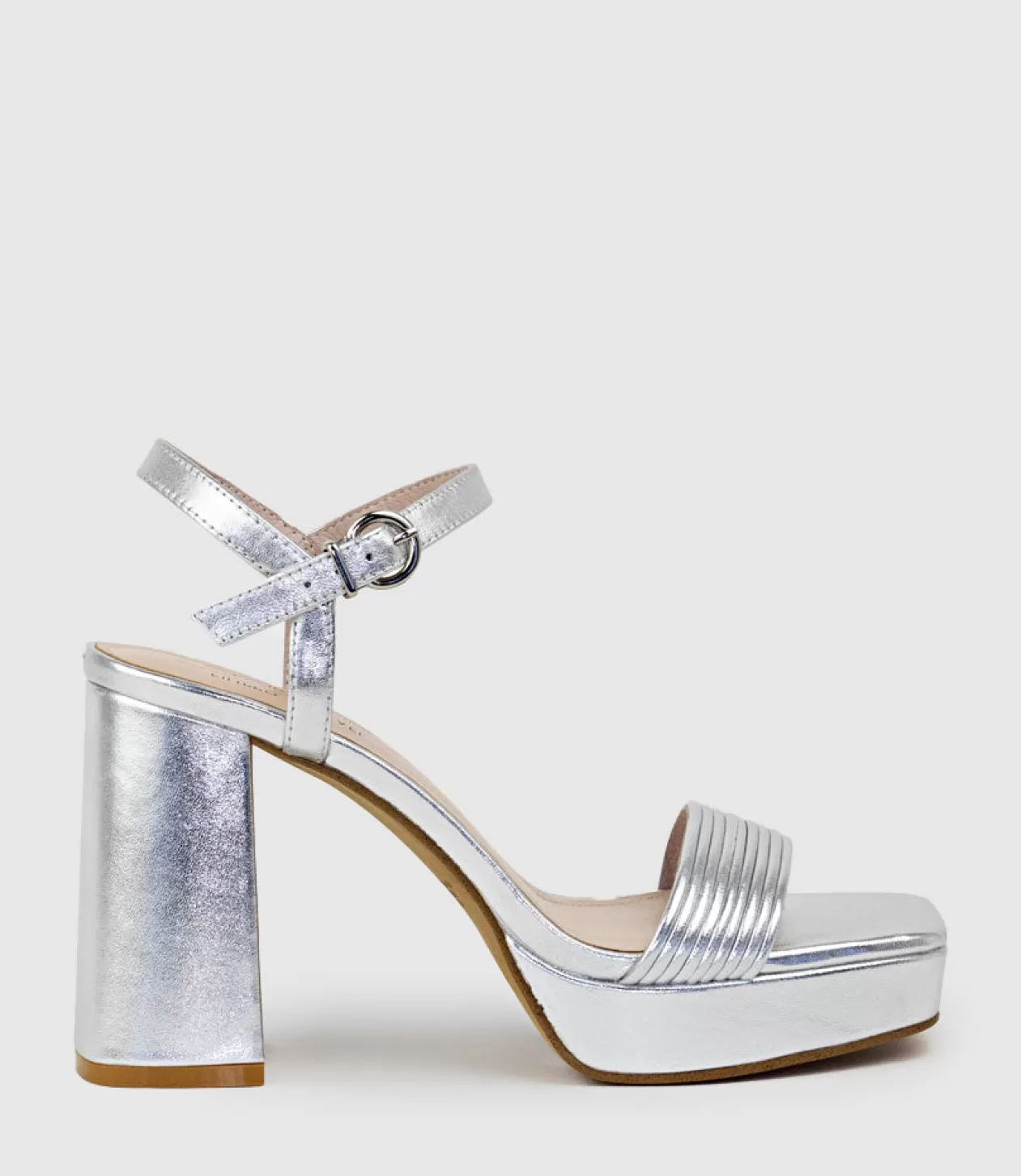 Edward Meller Platform Sandals<Rialto95 Banded Strap Platform Sandal In Silver