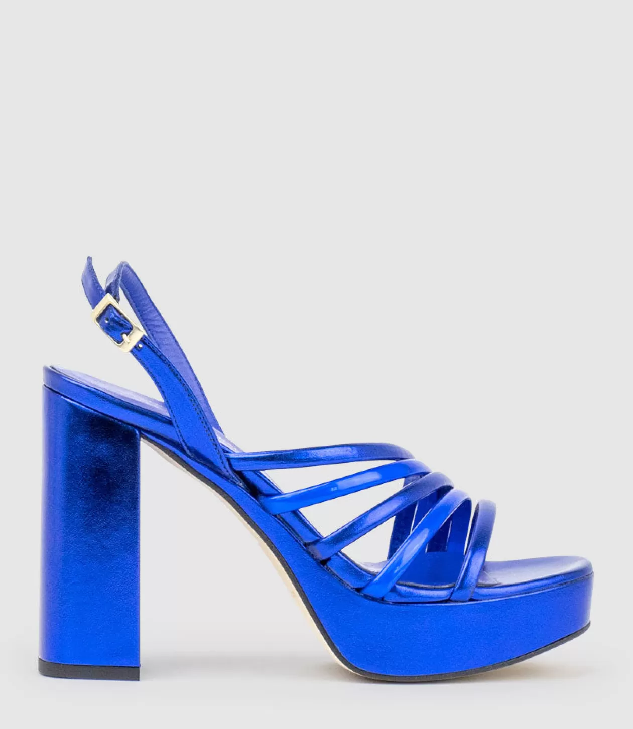 Edward Meller Platform Sandals<Rinwa100 Asymmetrical Platform Sandal In Blue