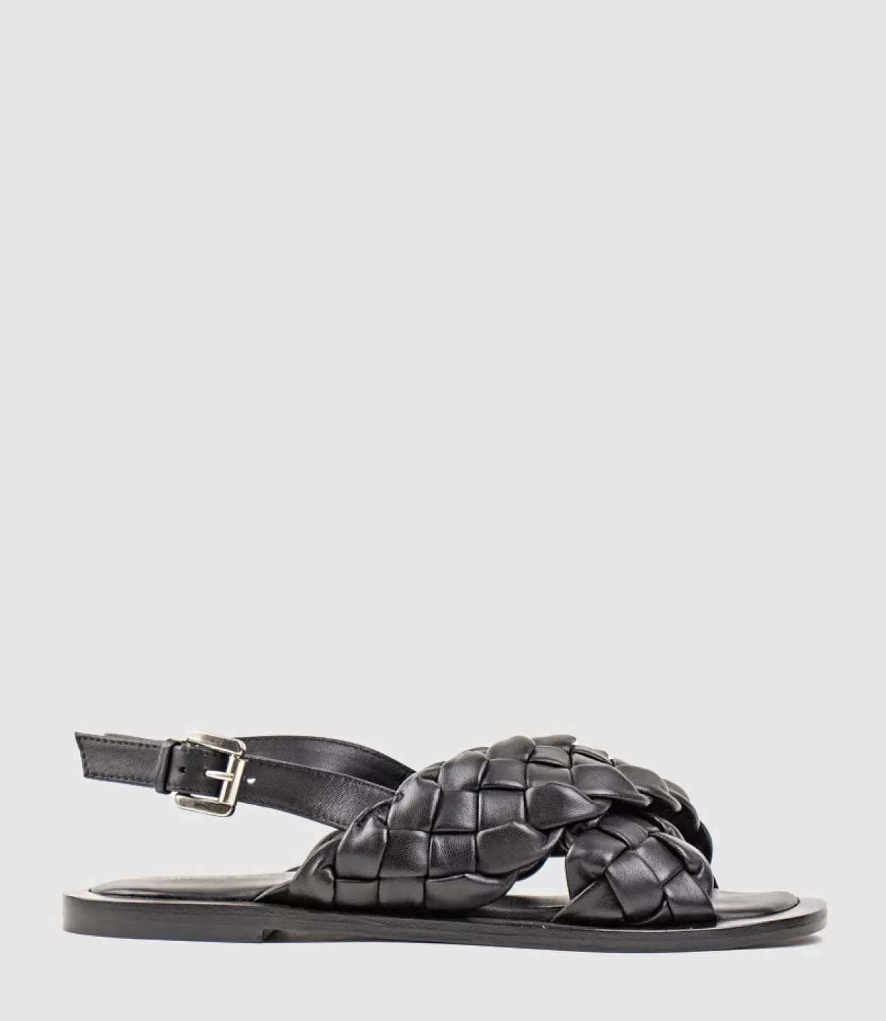 Edward Meller Low Sandals<Sadira Woven Crossover Sandal In Black