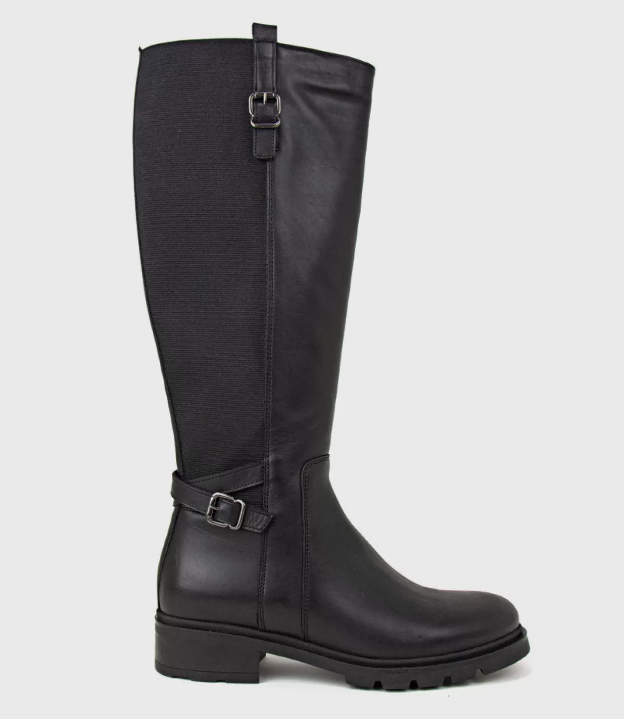 Edward Meller Long Boots<Saints Classic Flat Knee High Boot In Black