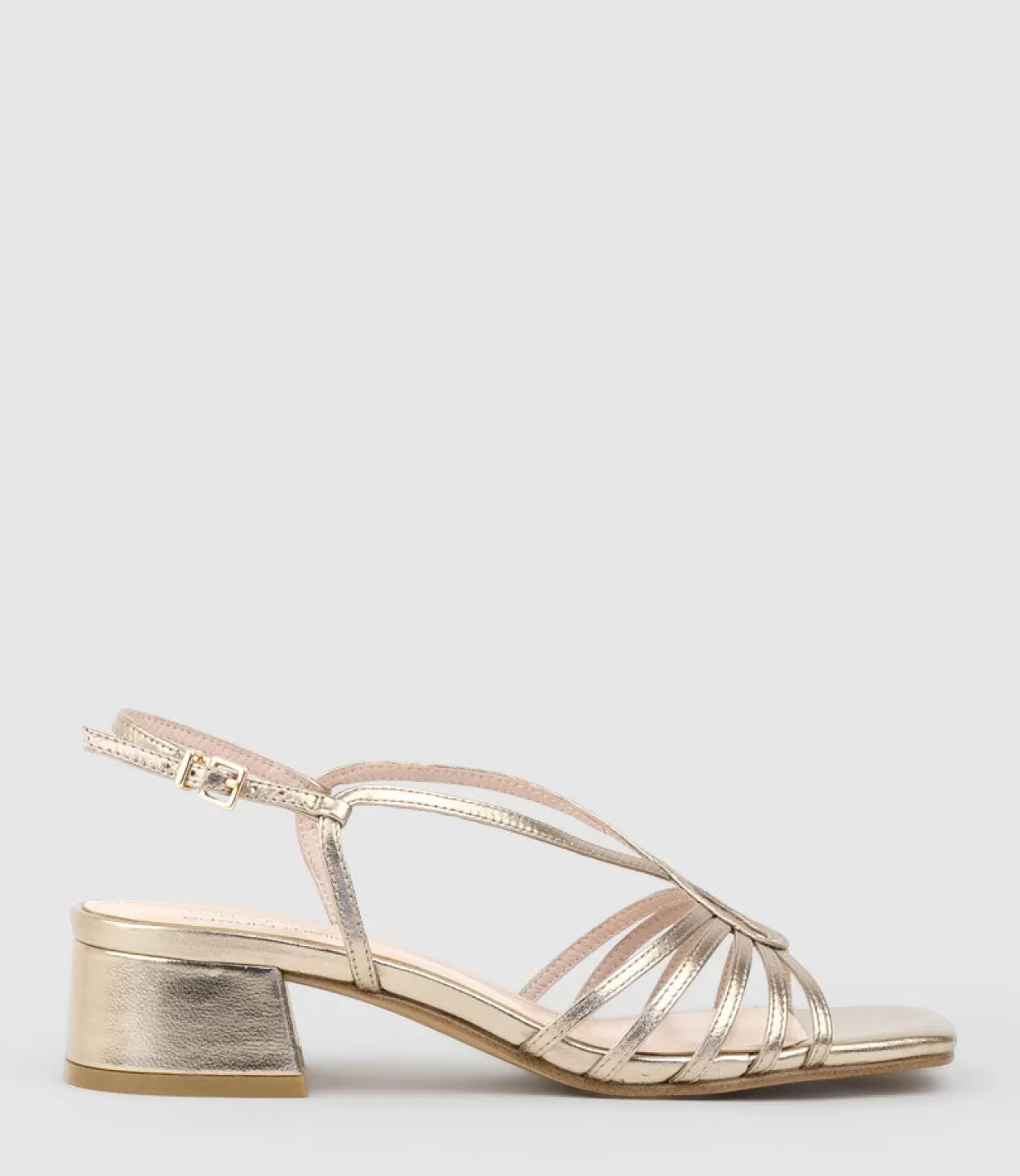 Edward Meller Low Sandals<Sama35 Strappy Sandal In Rosegold