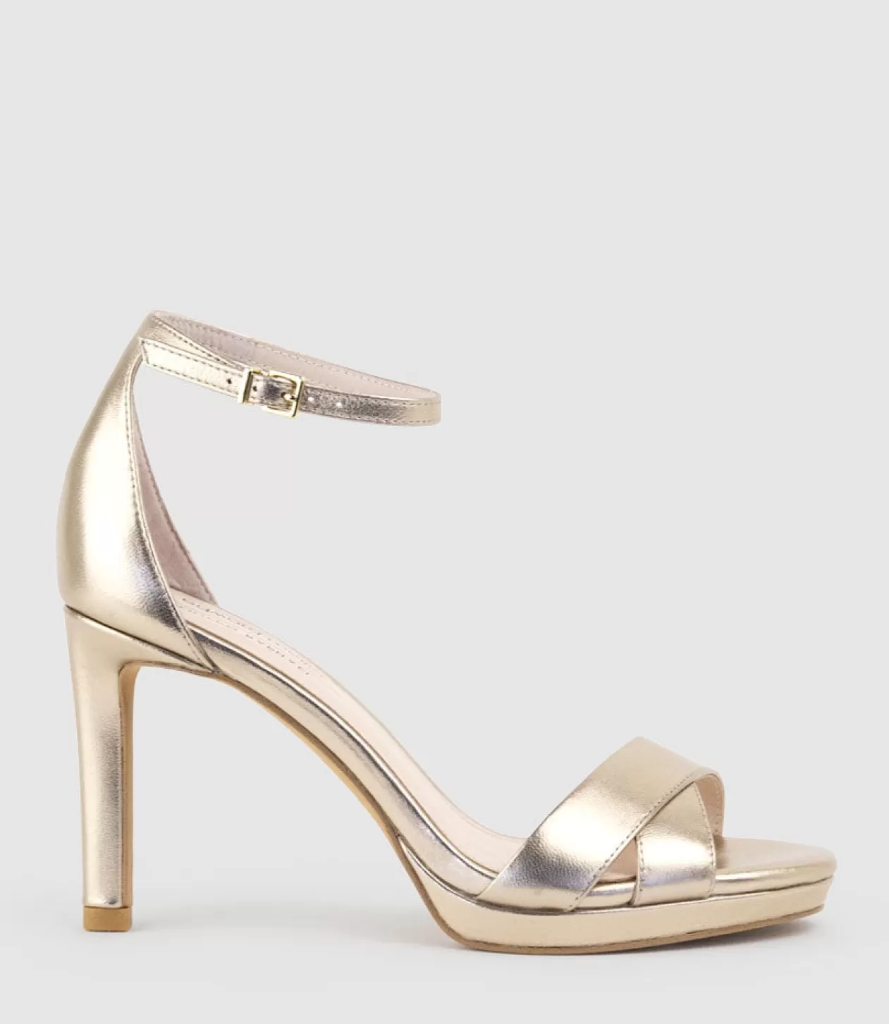 Edward Meller High Heel Sandals<Santo90 Asymmetrical Platform Sandal In Rosegold