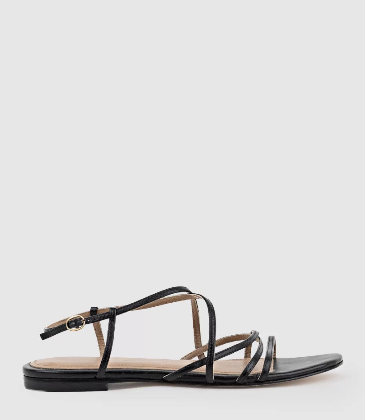 Edward Meller Low Sandals<Serville Strappy Sandal In Black