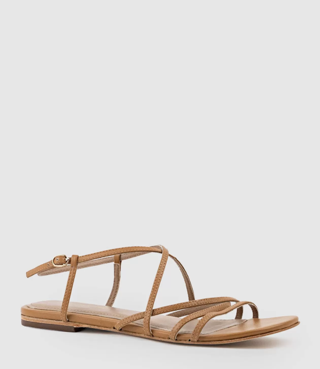 Edward Meller Low Sandals<Serville Strappy Sandal In Tan