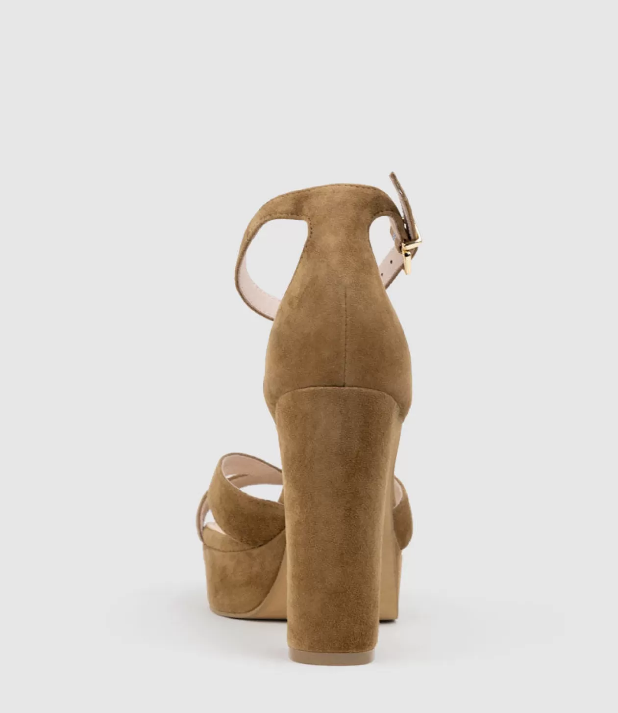 Edward Meller Platform Sandals<Sloane110 Platform Sandal In Tawny Suede