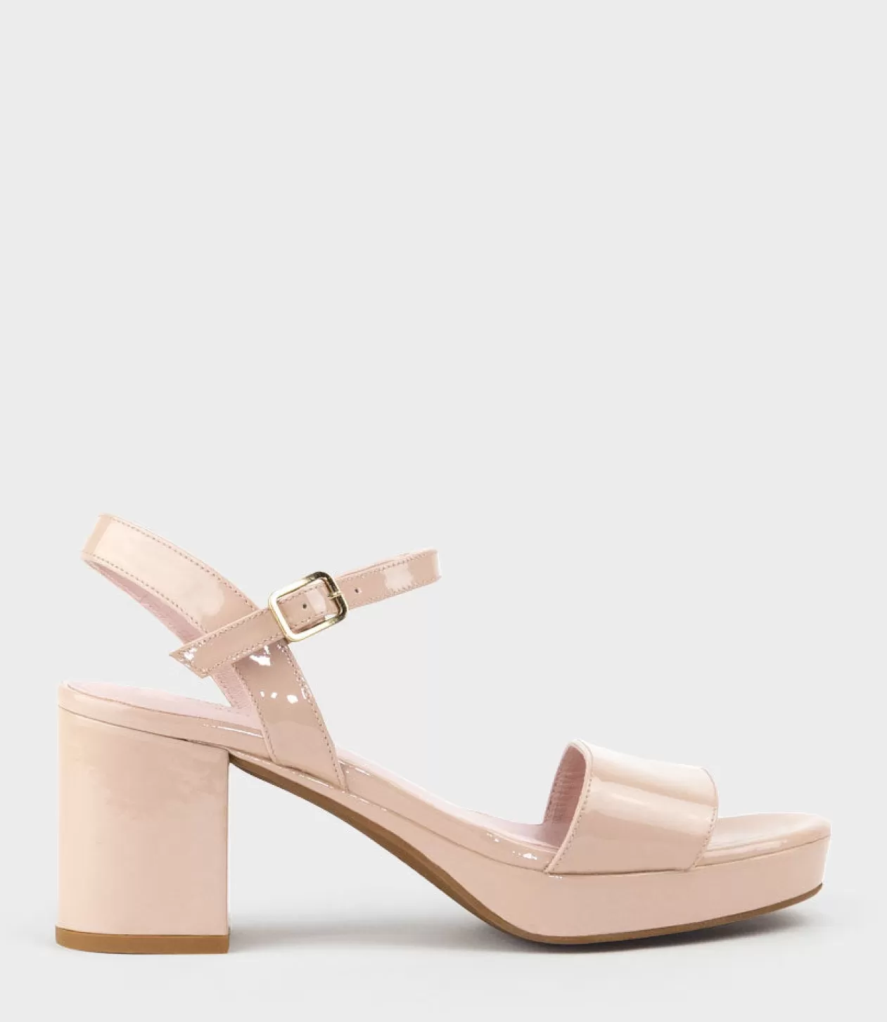 Edward Meller High Heel Sandals<Sylas75 Platform Sandal In Nude Patent