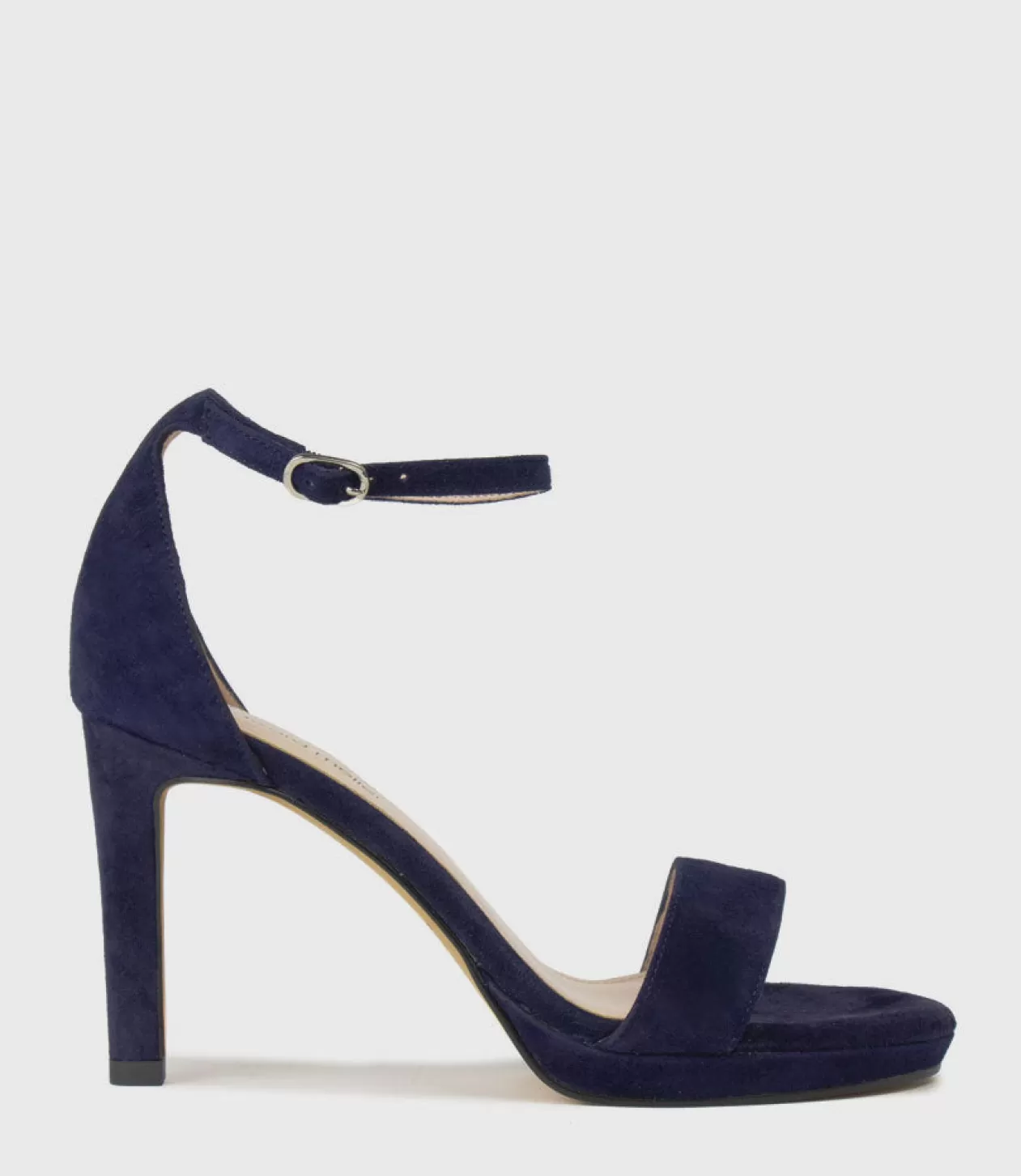 Edward Meller High Heel Sandals<Sylvia90 Platform Sandal In Navy Suede