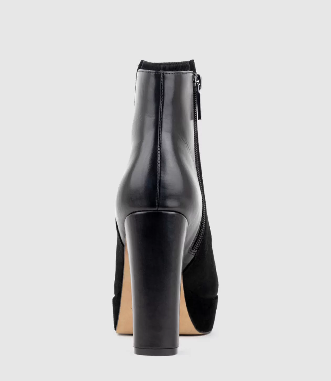 Edward Meller Platform Boots<Ulias110 Half N Half Platform Boot In Black Calf