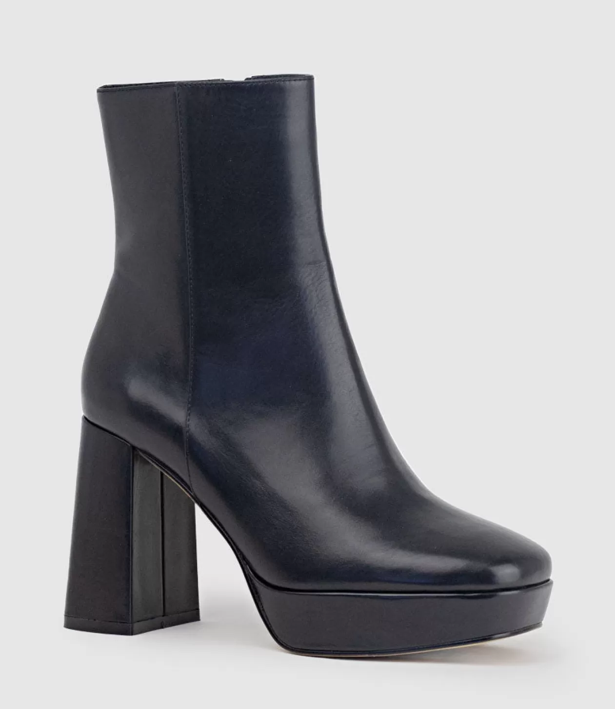 Edward Meller Ankle Boots<Uriel95 Platform Boot In Black Baby Calf