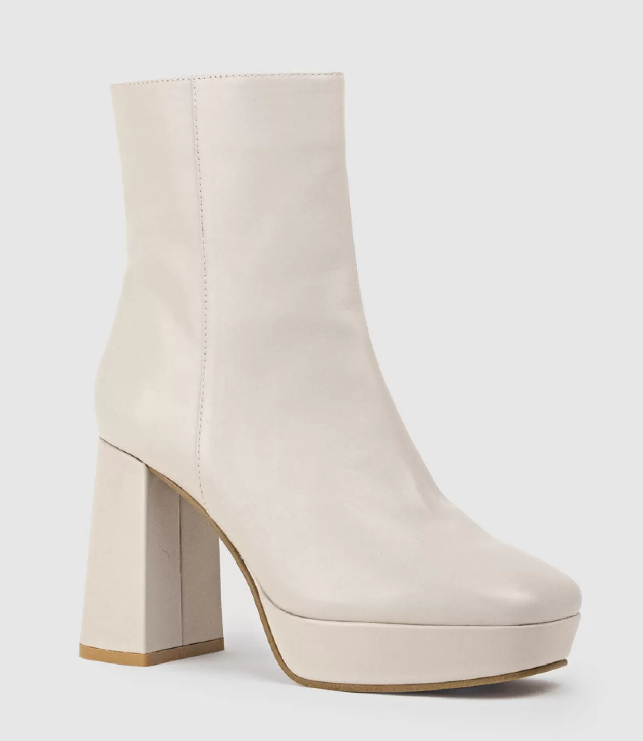 Edward Meller Ankle Boots<Uriel95 Platform Boot In Nude Baby Calf