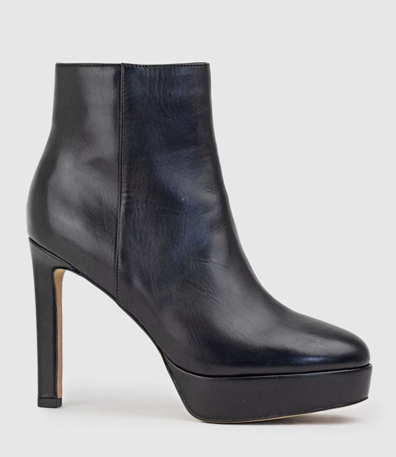 Edward Meller Ankle Boots<Urina110 Platform Boot In Black Baby Calf