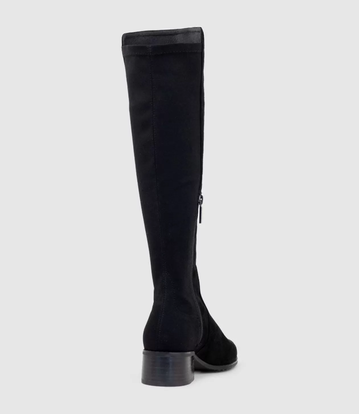 Edward Meller Long Boots<Vara40 Half And Half Knee High Boot In Black Suede