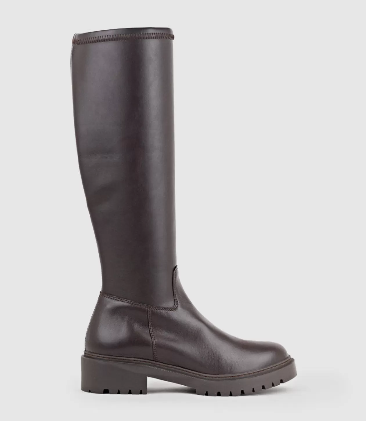 Edward Meller Long Boots<Vaught Stretch Knee High Boot In Brown