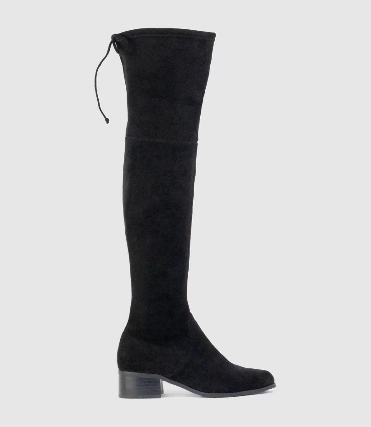 Edward Meller Long Boots<Veda40 Otk Stretch Boot In Black Suede