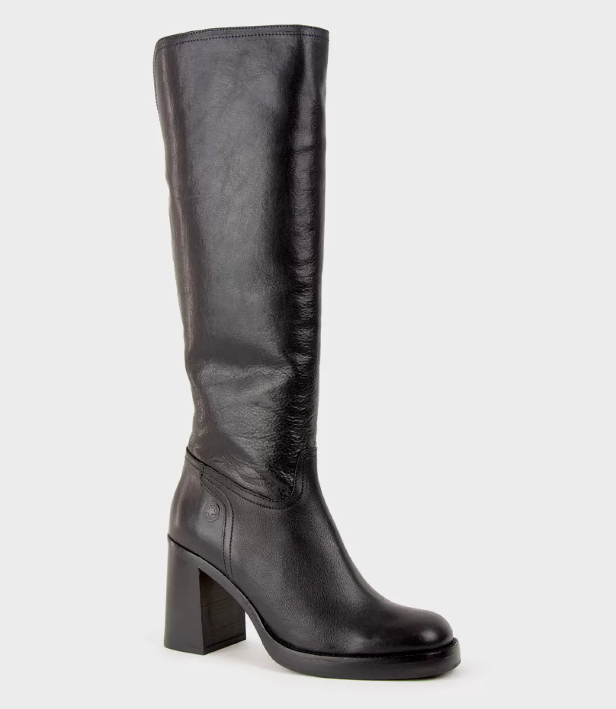 Edward Meller Long Boots<Veil Block Heel Knee High Boot In Black