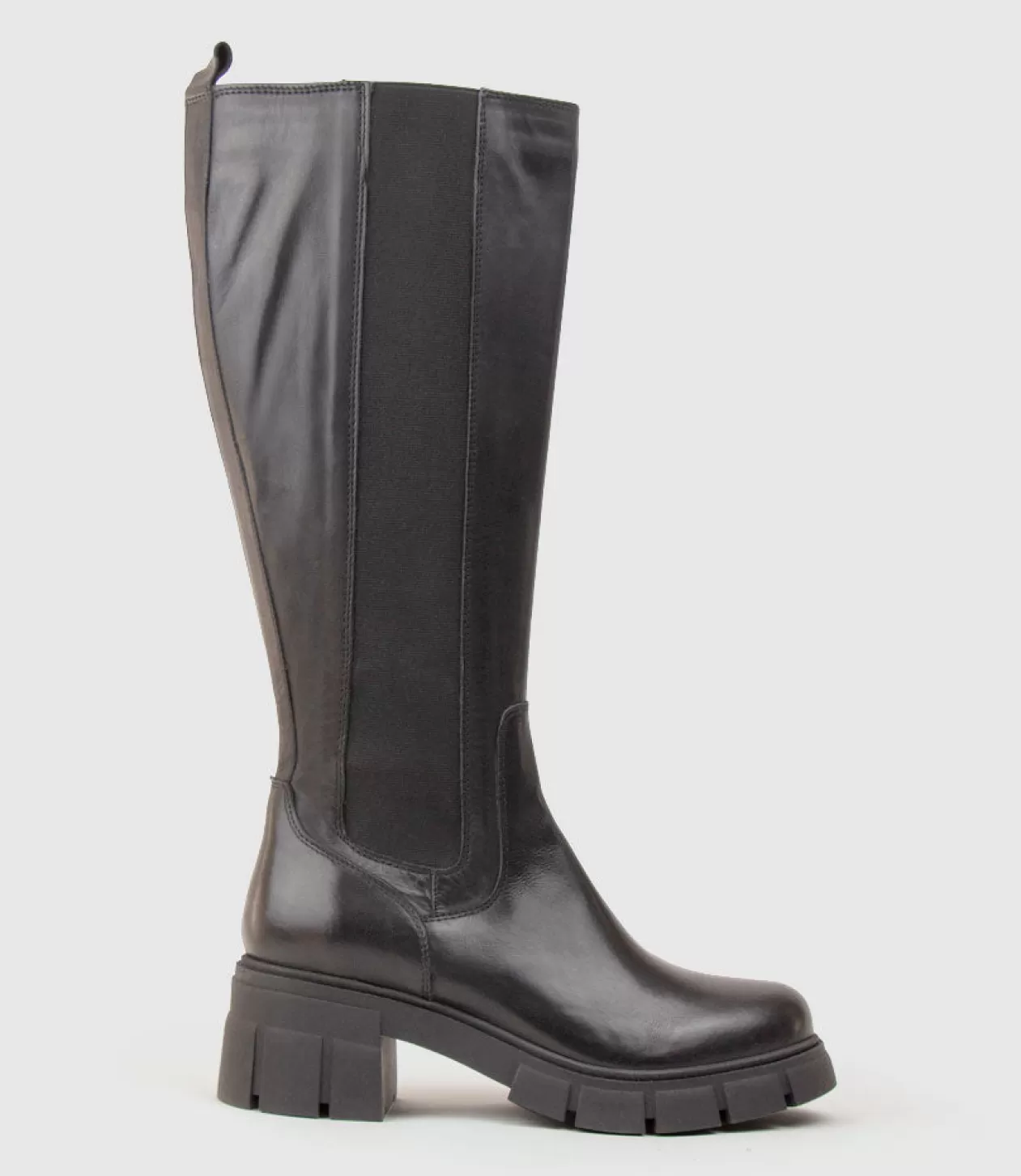 Edward Meller Long Boots<Verge Knee High Boot With Gusset In Black