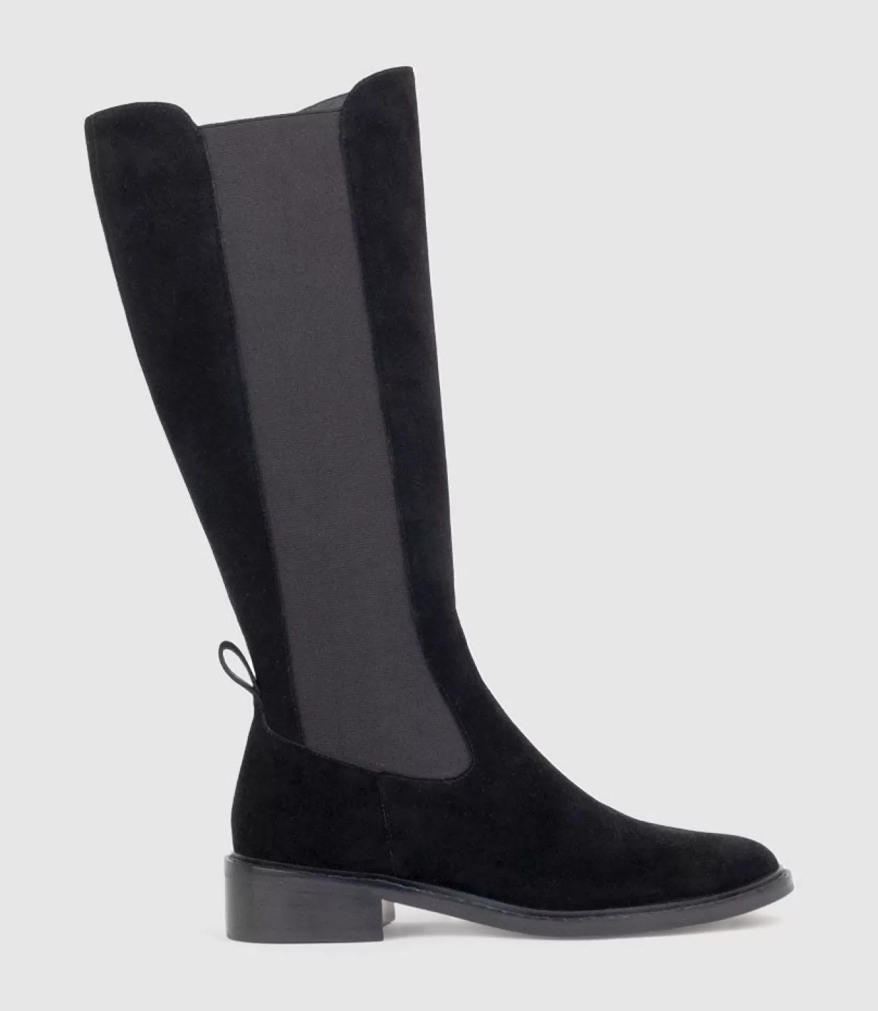 Edward Meller Long Boots<Vital30 Knee High Boot With Gusset In Black Suede