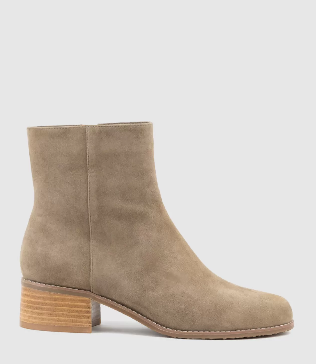 Edward Meller Ankle Boots<Weston40 Ankle Boot With Zip In Latte Suede