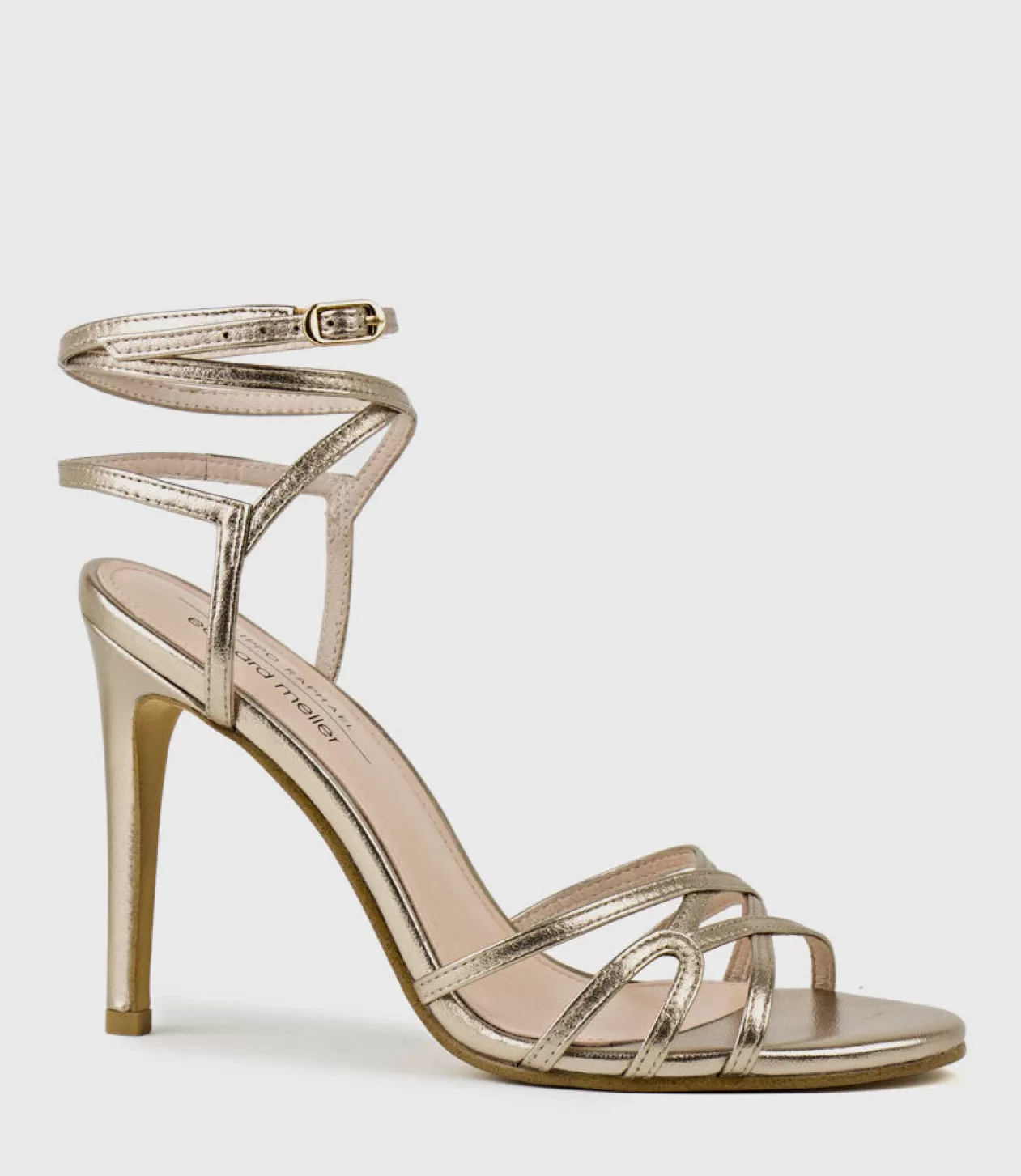 Edward Meller High Heel Sandals<Whimsy100 Multi Strap Sandal In Rosegold