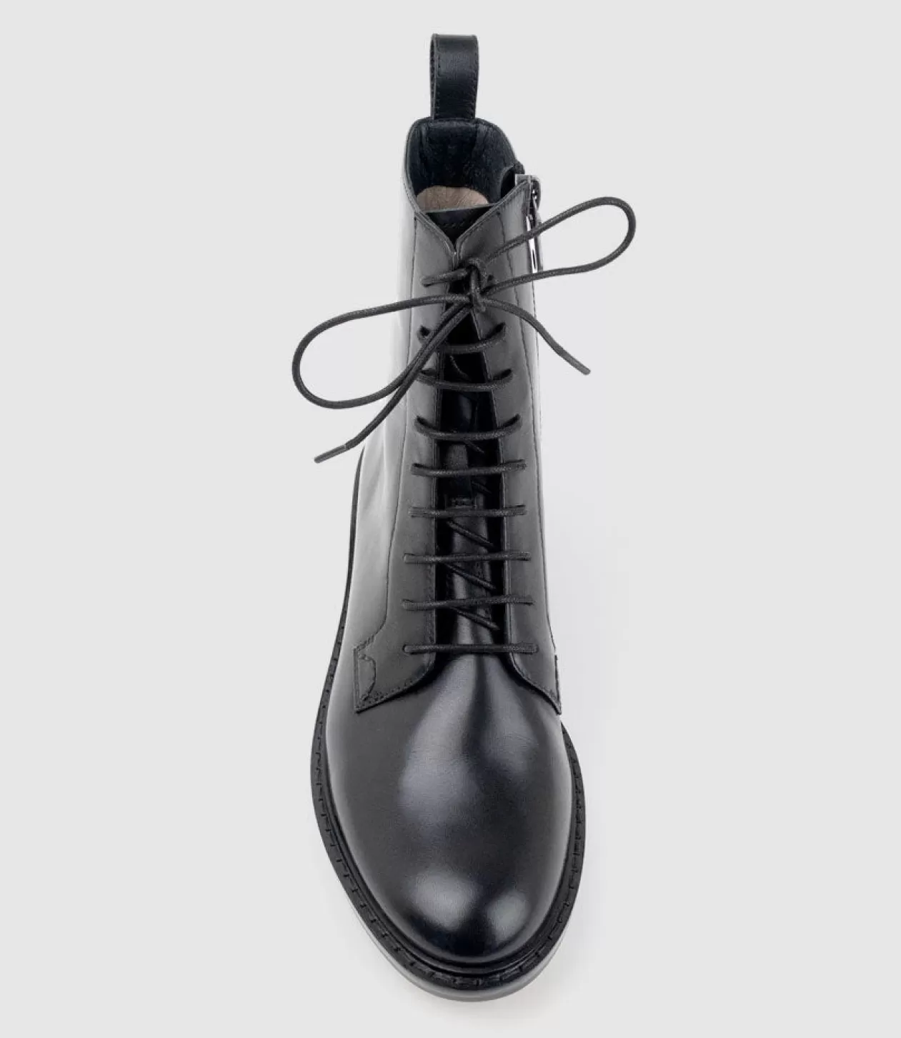 Edward Meller Ankle Boots<Windsor30 Lace Up Ankle Boot In Black Waxy Calf