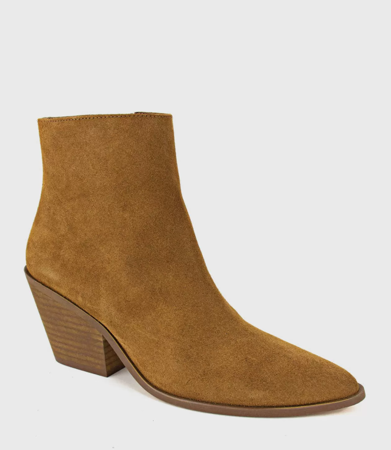 Edward Meller Ankle Boots<Xilla Western Style Ankle Boot In Tobacco Suede