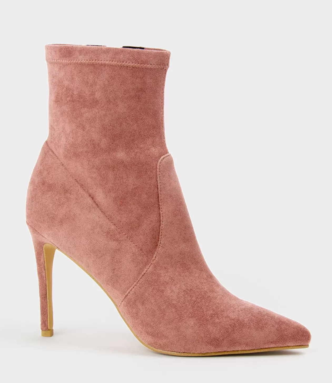 Edward Meller Ankle Boots<Zariah Fine Heel Sock Boot In Dusty Rose Suede