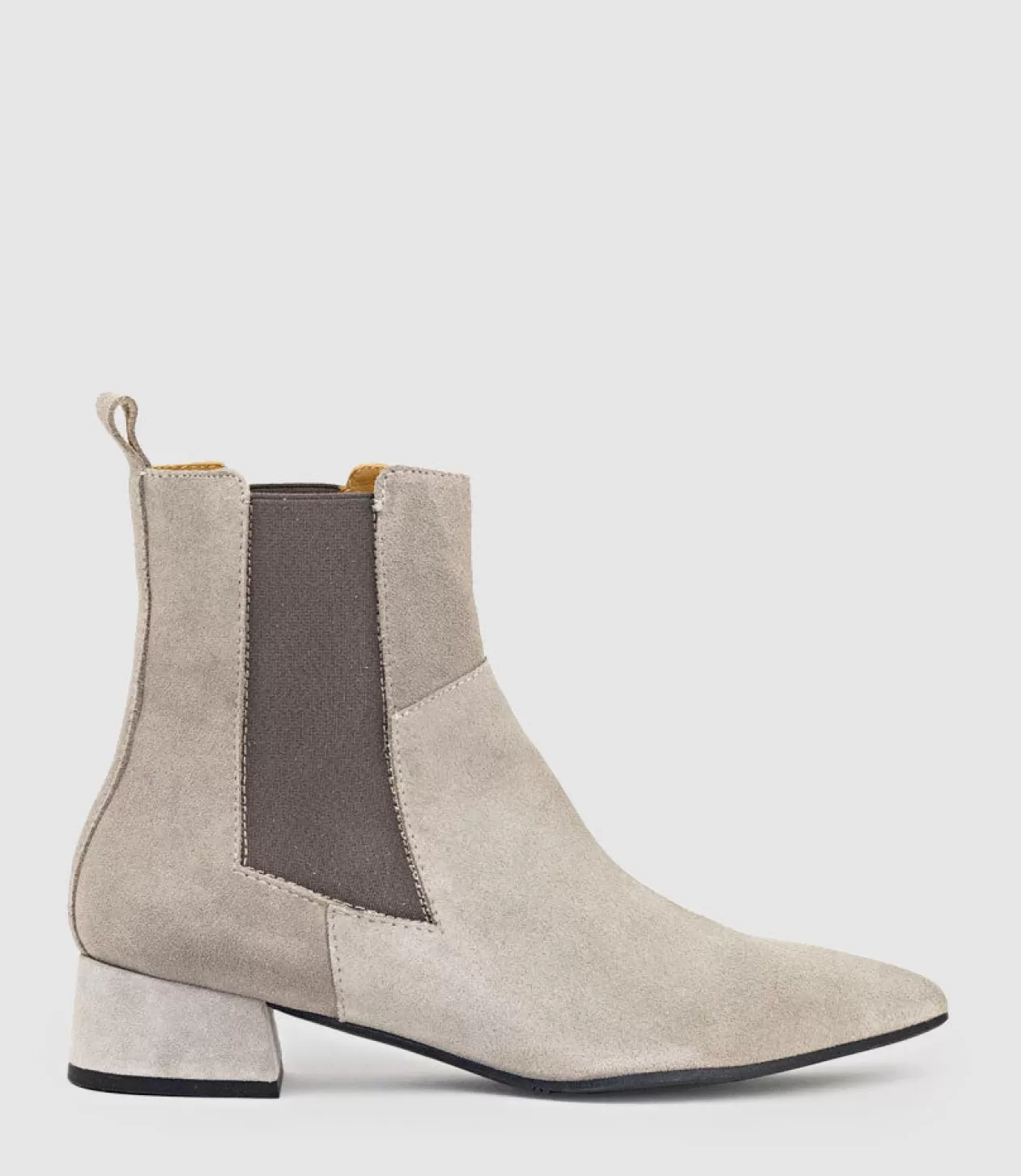 Edward Meller Ankle Boots<Zebe35 Pointed Ankle Boot With Gusset In Taupe Suede