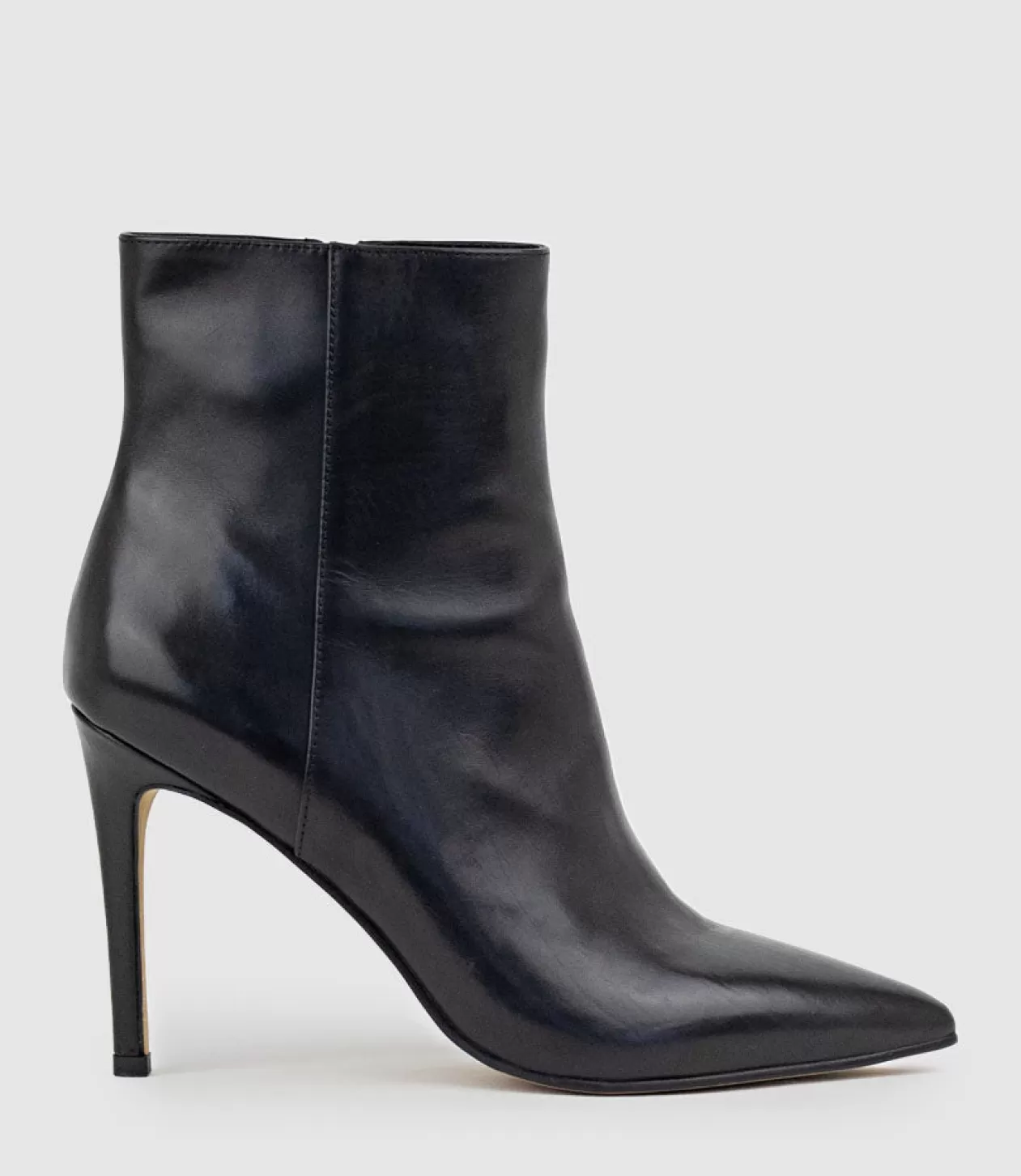 Edward Meller Ankle Boots<Zelia100 Stiletto Ankle Boot In Black Baby Calf