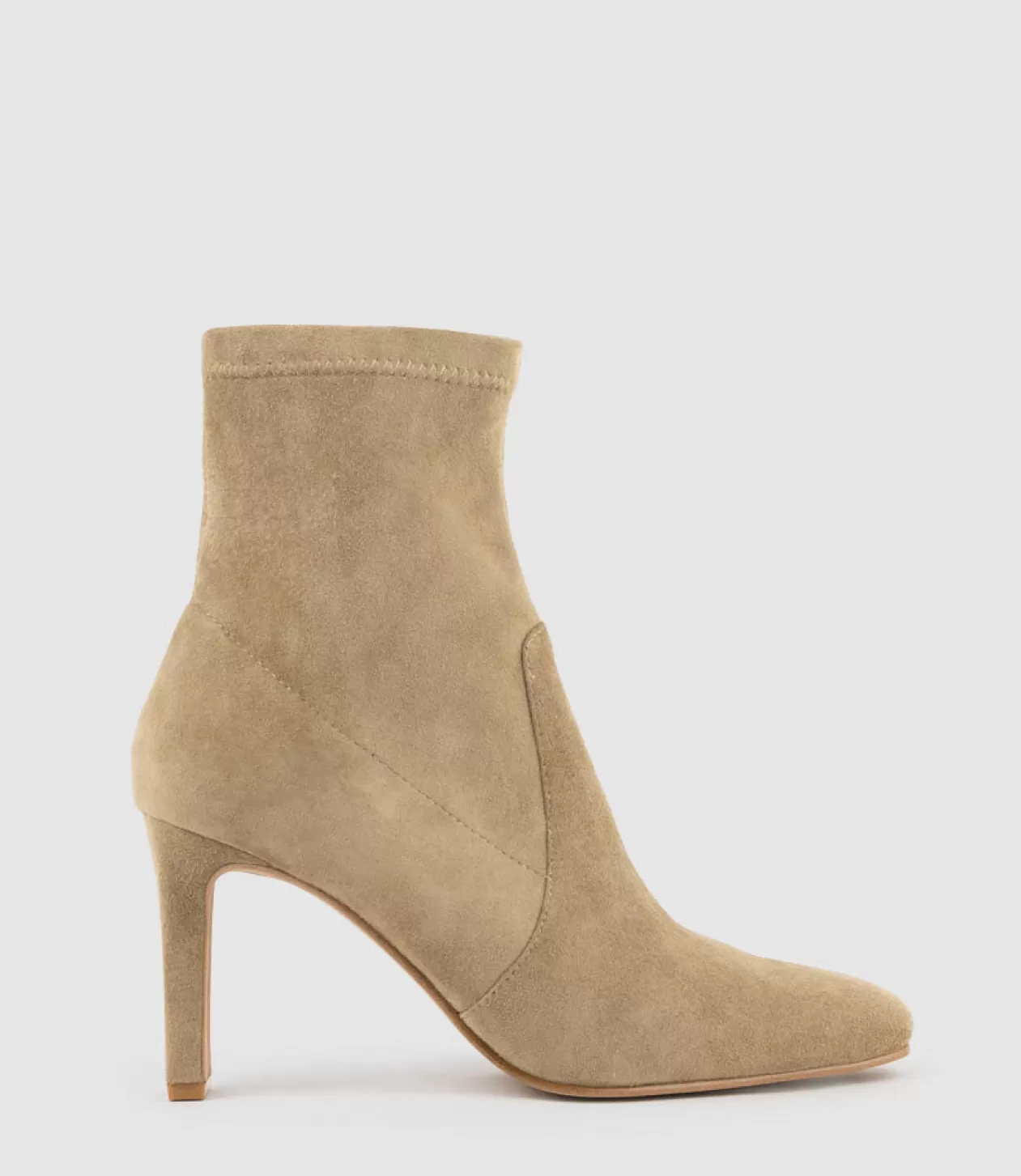 Edward Meller Ankle Boots<Zenas85 Square Toe Ankle Boot In Camel Suede