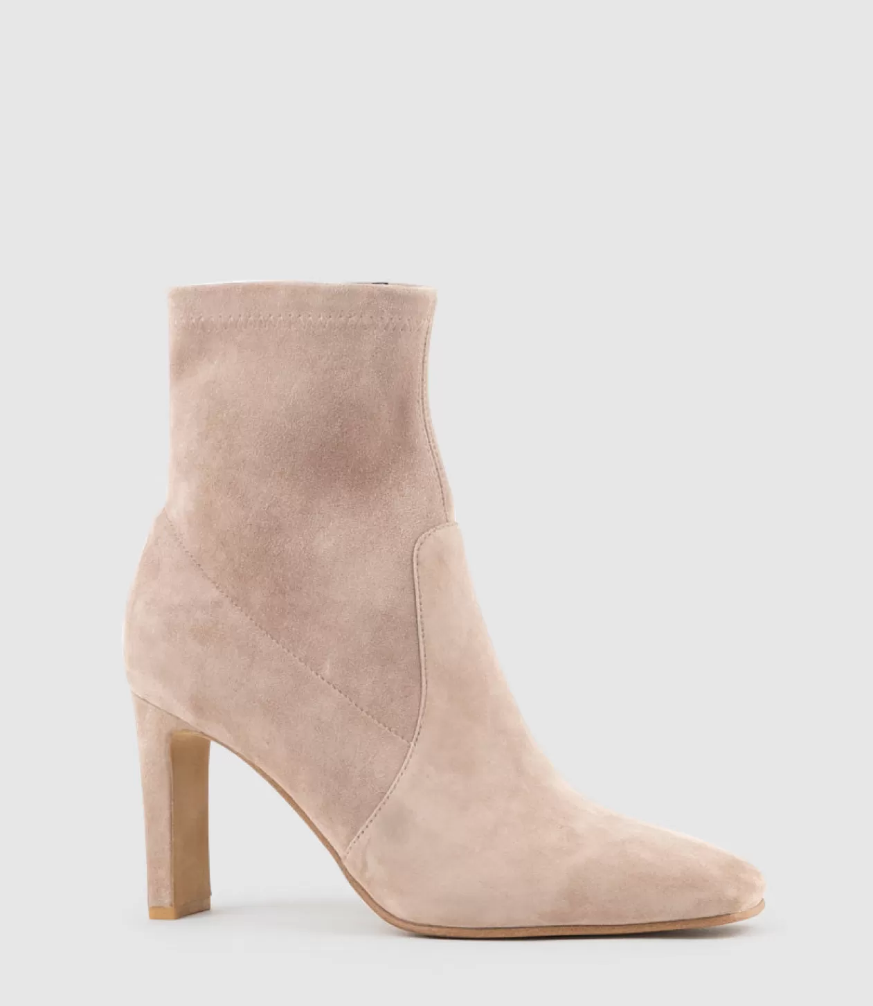 Edward Meller Ankle Boots<Zenas85 Square Toe Ankle Boot In Nude Suede