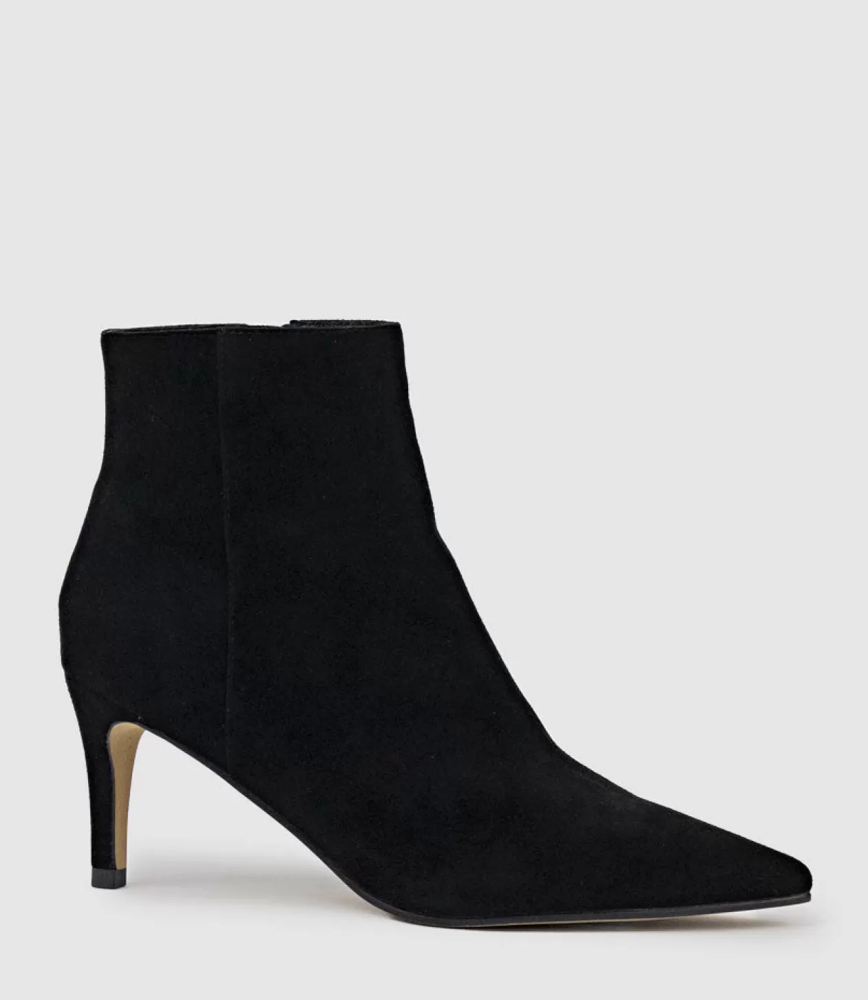 Edward Meller Ankle Boots<Zika75 Pointed Ankle Boot In Black Suede