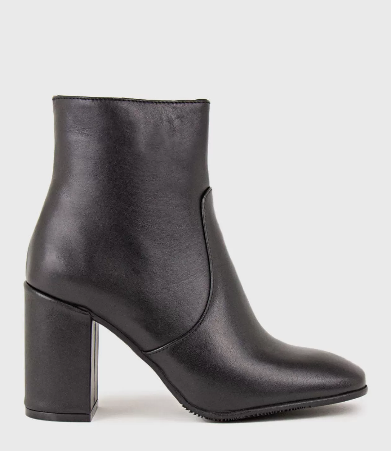 Edward Meller Ankle Boots<Zymmer Block Heel Boot With Square Toe In Black